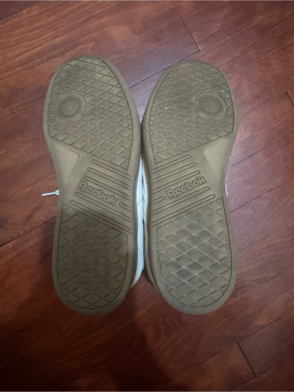Reebok Off-White Suede Low-Top Sneakers - Picture 3 of 15